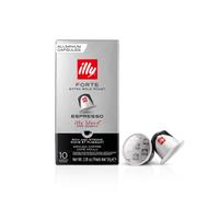 100 ILLY FORTE compatibles NESPRESSO cpsulas de café aluminio
