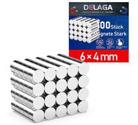 100 imanes de impresión 3D, 6 x 4 mm, imanes fuertes, pequeños imanes para nevera, mini imanes para impresión 3D, neveras, pizarras magnéticas, tablón de anuncios, oficina, imágenes, pizarra