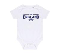 100% Inglaterra Six Nation Rugby Baby Grow Recién Nacido Regalo Blanco 12-18 Meses
