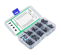 100 Interruptor Táctil, Mini Micro Interruptor de Botón Momentáneo, 4 Pines, Kit de Interruptores Push Button
