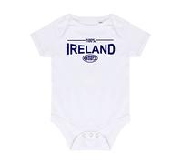 100% Irlanda Six Nation Rugby Baby Grow Regalo para recién nacidos Blanco 12-18 meses