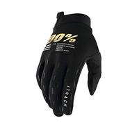 100% iTRACK - Guantes Infantiles (Negro, pequeño)