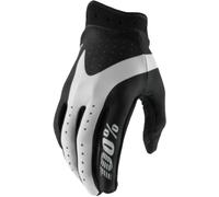 100% iTrack MX Guantes, Negro/Blanco, Talla M