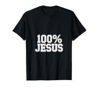 100% Jesús Inspiración Cristiana Amor Camiseta