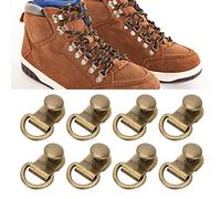 100 juegos de ganchos de encaje para botas, anillos de lazo con remaches, hebilla para cordones de zapatos for uso diario