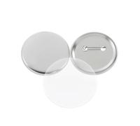 100 juegos de piezas for fabricar botones y pines redondos de 25/32/37/44/58 mm. Máquina for fabricar insignias, pines y botones(Frosted 37mm 100Set)