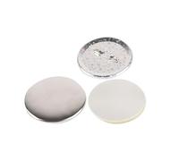 100 juegos de piezas metálicas de 58 mm for hacer botones, ideales for máquinas de hacer botones y clips redondos. Incluye base con forma de estrella y tapa de hierro. para casillero de oficina