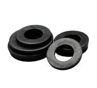 100 juntas planas circulares de acero inoxidable 304, color negro, M2, .5, M3, M4, M5, M6, M8, M10 y M12 Para Cerraduras(M10x20x1.5)