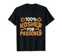 100% Kosher para Pascua - judío de Vacaciones judío de Pesaj Camiseta