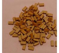 100 ladrillos CERÁMICA miniatura para maquetas. LARGO 3cm. ref 21001 AEDES ARS