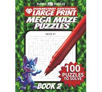 100 Large Maze Puzzles Challenge for Adults Seniors Young Adults and Teens - Large Font Book 2: Large Print, Easy-to-Read Format, Improve memory, ... Ultimate Large Print Maze Puzzle Book Series)