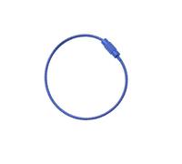 100 llaveros de alambre de acero inoxidable para senderismo, equipaje, etiquetas de identificación, llaveros, herramientas de soporte de cadena