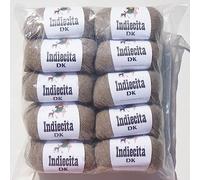 100% Luxurious Baby Alpaca Wool/Yarn from Peru, Light Brown, 284 DK 50g,