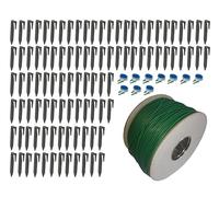 100 m / 3,4 mm robot cortacésped limitador juego de cable compatible con Worx Landroid L1000 L1500 WR155E