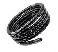 100 m de polietileno corrugado tubo protector de cable negro AD10/AD11/AD13 flexible, resistente a la abrasión, resistente al aceite, de -40 °C a +100 °C, para coche eléctrico y industrial (AD11)