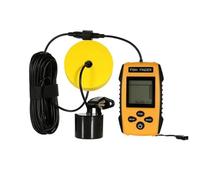 100 m sonar buscadores de peces 45 grados cobertura sonar eco sonda alarma transductor detector de pesca subacuática para pesca en el lago mar