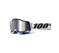 100% MÁSCARAS Racecraft 2 Goggle Arsham - Mirror Silver Flash Lens, Unisex Adulto, Estándar