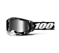 100% MÁSCARAS RACECRAFT 2 Goggle Lens Gafas, Adultos Unisex, Black-Mirror Silver (Multicolor), Talla Única