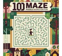 100 Maze Puzzle Books: Easy Mazes for Fun great for Seniors, Adults, Teens & Kids