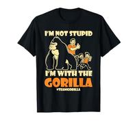 100 Men vs 1 Gorilla Debate Viral Meme Funny Gorilla Gift Camiseta