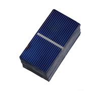 100 mini células solares de 0,5 V 400 mA, 52 mm x 26 mm, silicona policristalina para paneles solares de bricolaje, alta eficiencia 21,5%-23,5%, para modelos alimentados por energía solar