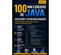 100 Mini Ejercicios de Java: Colecciones y Listas -LIBRO 6-: Aprende ArrayList, HashMap y listas dinámicas de objetos paso a paso (APRENDE JAVA DESDE ... Completa para Dominar la Programación Java)