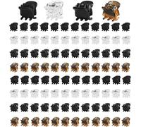 100 mini pinzas para el pelo, BetterJonny Mini pinzas para el pelo, pequeñas pinzas para el pelo, pinzas pequeñas para el pelo, pinzas de plástico para el pelo, pinzas pequeñas para niñas y mujeres, 4