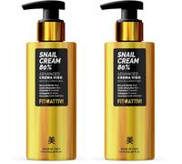 100 ml Crema Hidratante Facial Hombre Antiarrugas con Baba de Caracol, Ácido Hialurónico y Vitamina E, Crema Antiedad para Piel Grasa - PureLift by FITOATTIVI (Paquete de 2)