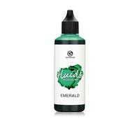 100 ml Fluids Alcohol Ink EMERALD, Tinta al alcohol para Fluid Art y Resin Art, verde
