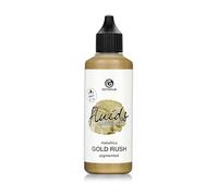 100 ml Fluids Alcohol Ink GOLD RUSH, Tinta al alcohol para Fluid Art y Resin Art, oro metálico