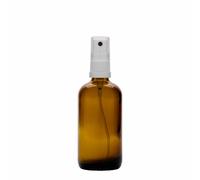 100 ml Frasco pulverizador medicina, vidrio, marrón, boca: DIN 18