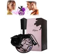 100 ml perfume francés de dama de encaje de seducción dorada, perfume de Feromona para mujeres para hombres, spray de perfume de Feromona de seducción dorada (Black)