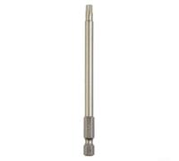 100 mm magnético para broca Torx con vástago hexagonal, estrella a prueba de manipulaciones para T7 T40, aleación de acero fuerte para herramientas eléctricas y manuales (T27)