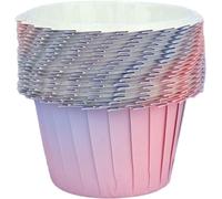 100 moldes for cupcakes de tulipán, moldes apilables for hornear muffins, forros for magdalenas for hornear, vasos de papel a prueba de grasa for hornear, soportes for forros for muffins, envoltorios