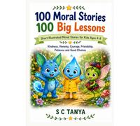 100 Moral Stories 100 Big Lessons: Short Illustrated Bedtime Stories About Kindness, Honesty, Courage, Friendship and Good Choices for Children Ages 4-8