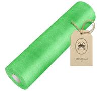 100%Mosel Camino de Mesa de Fieltro en Verde fútbol (30 cm x 25 m) decoración de Mesa sofisticada para cumpleaños, Bodas y para Ocasiones Especiales