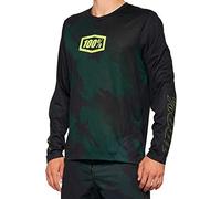 100% MTB Wear Airmatic Le Long Sleeve Jersey S Camiseta, Unisex Adulto, Black Camo (Multicolor)