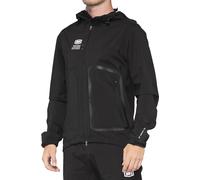 100% Hydromatic Chaqueta de bicicleta, negro, tamaño L para Hombres
