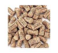 100 Natural Cork Stopper for Wine Bottle Home Deco Hobby DIY, 2.2 x 4.4 cm