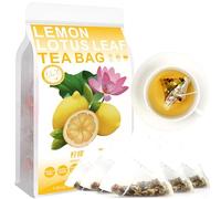 100% Natural Lemon lotus leaf Tea Bag, 200g/7.05oz (4g*50bags) 柠檬荷叶茶 semillas de cassia, espino, té de hierbas natural, té de hierbas mezclado, sin azúcar