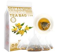 100% Natural Osmanthus Oolong Tea Bag, 200g/7.05oz (4g*50bags) 桂花乌龙茶 Osmanthus con té de hierbas naturales de hojas dispersas de té de Osmanthus de Tieguanyin oolong ligeramente asado
