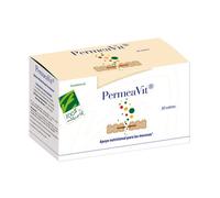100% Natural PermeaVit Salud gastrointestinal L-Glutamina, Zinc, Lisina y Quercetina 30 sobres