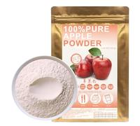 100% Natural Pure Apple Powder 100g/3.52oz 苹果粉 para batidos, batidos, panadería y bebidas, té, jugos | sin conservantes, sin azúcar añadido