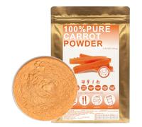 100% Natural Pure Carrot Powder 100g/3.52oz 胡萝卜粉 pigmento comestible natural, muy adecuado para panadería, jugos, batidos y bebidas.