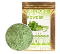100% Natural Pure Celery Powder 100g/3.52oz 芹菜粉 polvo de jugo de apio para batidos, batidos, panadería y bebidas, té | polvo de jugo verde, polvo verde, sin conservantes