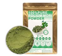 100% Natural Pure Mulberry Leaf Powder 100g/3.52oz 桑叶粉 extracto de hoja de morera para recetas de panadería culinaria, panadería y bebidas, | sin conservantes, sin azúcar añadido