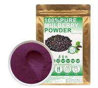 100% Natural Pure Mulberry Powder 100/3.52oz, 桑葚粉 para panadería, jugos, batidos, yogur y bebidas, té sin conservantes, sin rellenos, sin aditivos