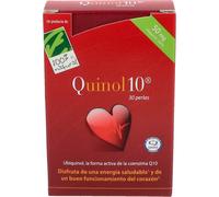 Coenzima Q10 - Ubiquinol - 30 perlas de 50 mg - Contribuye al Funcionamiento Normal del Corazón - Vitaminas B1, C y Zinc - Ayuda a Disminuir el Cansancio - Alta Biodisponibilidad - 100% Natural