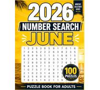 100 Number Search Puzzles for Adults - June 2026 Edition: 100 Number Find Puzzles for Adults, Seniors | Large print number search puzzles for adults (Extra Large Number Search Books)