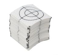 100 objetivos acrílicos reflectantes para uso total de estaciones y velocímetros en ingeniería, construcción y monitoreo de infraestructura (5 x 5 cm)